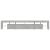 Comodă TV cu lumini LED, gri beton, 230x36,5x40cm GartenMobel Dekor