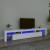Comode TV cu lumini LED, alb，215x36,5x40 GartenMobel Dekor