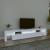 Comode TV cu lumini LED, alb，215x36,5x40 GartenMobel Dekor