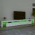 Comodă TV cu lumini LED, alb, 290x36,5x40 cm GartenMobel Dekor