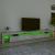 Comodă TV cu lumini LED, gri beton, 290x36,5x40 cm GartenMobel Dekor