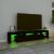 Comodă TV cu lumini LED, negru, 200x36,5x40 cm GartenMobel Dekor