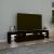 Comodă TV cu lumini LED, negru, 200x36,5x40 cm GartenMobel Dekor