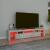 Comodă TV cu lumini LED, gri beton, 200x36,5x40 cm GartenMobel Dekor