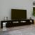 Comodă TV cu lumini LED, negru, 260x36,5x40cm GartenMobel Dekor