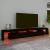 Comodă TV cu lumini LED, negru, 260x36,5x40cm GartenMobel Dekor