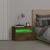Noptiere cu lumini LED, stejar fumuriu, 60x35x40 cm GartenMobel Dekor