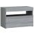 Noptiere cu lumini LED, gri sonoma, 60x35x40 cm GartenMobel Dekor