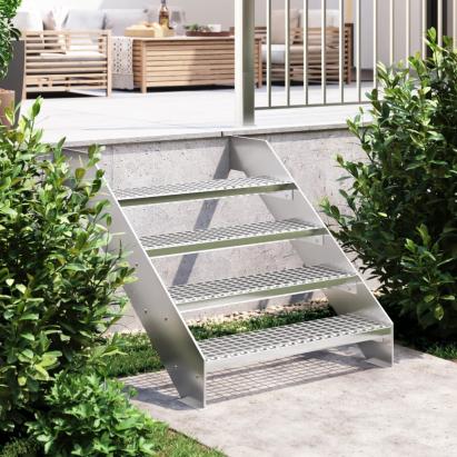Treaptă tip grătar, 80x24x7 cm, oțel galvanizat GartenMobel Dekor