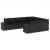 Set canapele de grădină cu perne, 10 piese, negru, poliratan GartenMobel Dekor