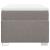 Pat box spring cu saltea, gri taupe, 90x190 cm, textil GartenMobel Dekor