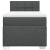 Pat box spring cu saltea, gri închis, 90x190 cm, textil GartenMobel Dekor