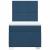Pat box spring cu saltea, albastru, 90x200 cm, textil GartenMobel Dekor