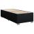 Pat box spring cu saltea, negru, 90x200 cm, textil GartenMobel Dekor