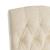 Scaune de bucătărie, 4 buc., bej, textil cu aspect de pânză GartenMobel Dekor