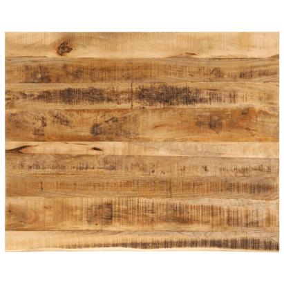 Blat de masă margine naturală, 90x80x3,8 cm, lemn masiv mango GartenMobel Dekor