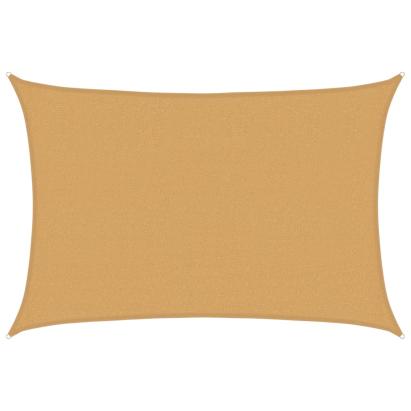 Pânză parasolar nisipiu dreptunghiular 2,5x3,5 m HDPE 160 g/m² GartenMobel Dekor