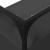 Dulap, blat din sticlă negru 98x35x81 cm lemn prelucrat GartenMobel Dekor