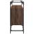Dulap, blat din sticlă stejar maro 98x35x81 cm lemn prelucrat GartenMobel Dekor