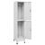 Dulap vestiar cu 2 compartimente 38x45x180 cm   GartenMobel Dekor
