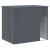 Cușcă de câine cu țarc antracit 214x661x181 cm oțel galvanizat GartenMobel Dekor