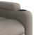 Fotoliu electric de masaj rabatabil, gri taupe, textil GartenMobel Dekor