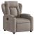 Fotoliu rabatabil, gri taupe, material textil GartenMobel Dekor