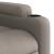 Fotoliu rabatabil, gri taupe, material textil GartenMobel Dekor