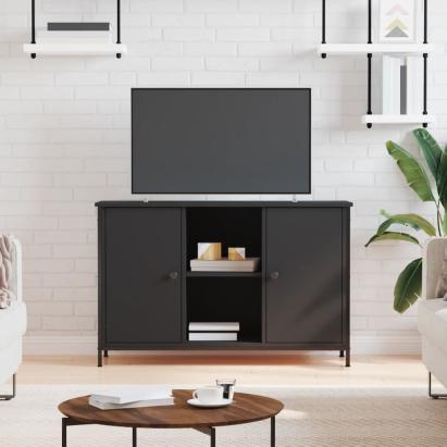 Comodă TV, negru, 100x35x65 cm, lemn compozit GartenMobel Dekor
