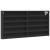 Dulap cu vitrină, negru, 100x8,5x58 cm, lemn prelucrat GartenMobel Dekor