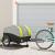Remorcă pentru biciclete, negru și verde, 45 kg, fier GartenMobel Dekor