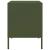 Noptiere 2 buc. verde măslină 36x39x50,5cm oțel laminat la rece GartenMobel Dekor