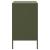 Noptiere 2 buc. verde măslină 36x39x68cm oțel laminat la rece GartenMobel Dekor