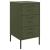Noptiere 2 buc. verde măslină 36x39x68cm oțel laminat la rece GartenMobel Dekor