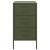 Noptiere 2 buc. verde măslină 36x39x68cm oțel laminat la rece GartenMobel Dekor
