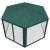 Cort Pavilion Hexagonal cu Diametru 4m si 6 Pereti Laterali tip Plasa Insecte pentru Petrecere, Evenimente, Curte sau Gradina