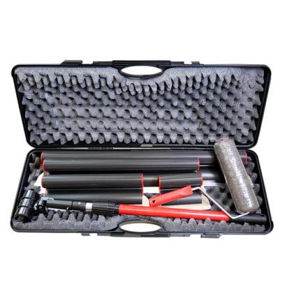 Set 4 gletiere profesionale, inox, 20, 40, 60, 80 cm, adaptor, maner prelungitor 0.73-1.2 m, rola gletuit, geanta, Lanoliv GartenVIP DiyLine