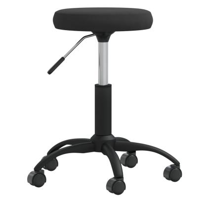 Scaun de bucătărie, negru, catifea GartenMobel Dekor