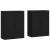 Dulapuri cu montaj pe perete, 2 buc, negru, 69,5x34x90 cm GartenMobel Dekor