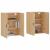 Dulapuri montate pe perete, 2 buc, stejar sonoma, 69,5x34x90 cm GartenMobel Dekor