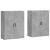 Dulap cu montaj pe perete, 2 buc, gri beton, 69,5x34x90 cm GartenMobel Dekor