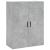 Dulap cu montaj pe perete, 2 buc, gri beton, 69,5x34x90 cm GartenMobel Dekor
