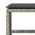 Set mobilier de grădină cu perne 11 piese gri deschis poliratan GartenMobel Dekor