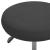 Scaun de birou pivotant, negru, catifea GartenMobel Dekor