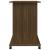 Birou, stejar maro, 80x50x75 cm, lemn prelucrat GartenMobel Dekor