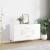 Dulap, alb extralucios, 100x36x60 cm, lemn compozit GartenMobel Dekor