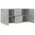 Dulap, gri beton, 100x36x60 cm, lemn compozit GartenMobel Dekor