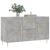 Dulap, gri beton, 100x36x60 cm, lemn compozit GartenMobel Dekor
