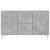 Dulap, gri beton, 100x36x60 cm, lemn compozit GartenMobel Dekor