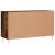 Dulap, stejar fumuriu, 100x36x60 cm, lemn compozit GartenMobel Dekor